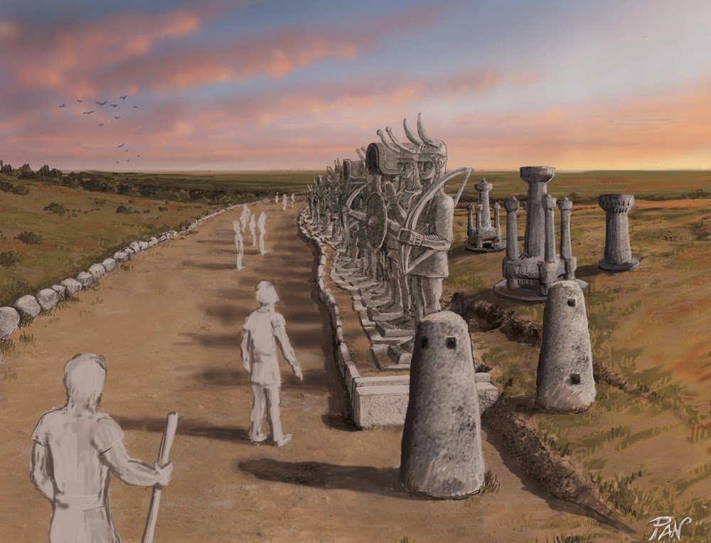 Ricostruzione strada Monte Prama - Pan