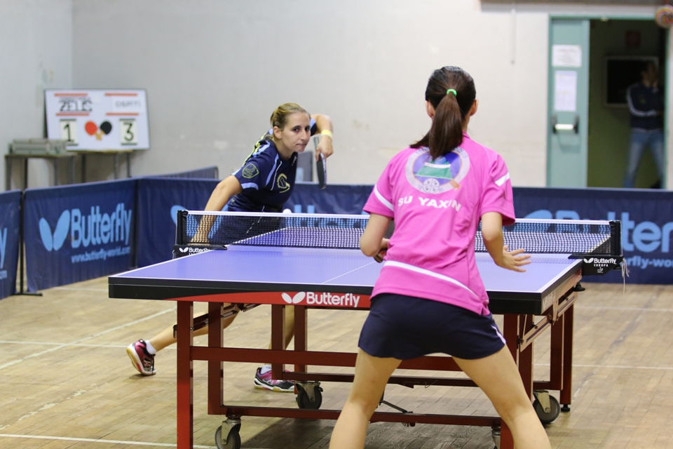 L'ultimo match tra Papadaki e Su Yaxin (Foto Gianluca Piu)