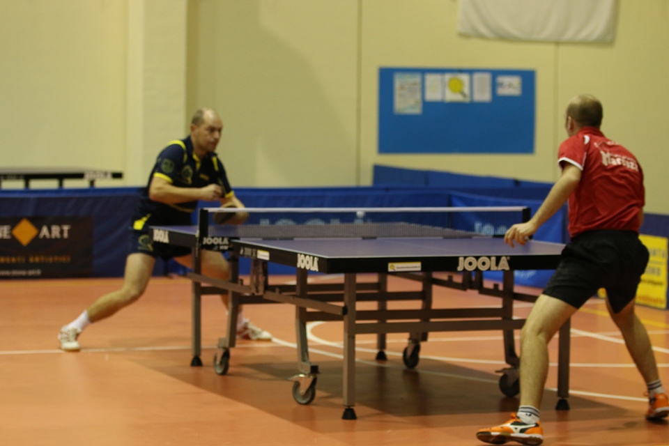 Due ex compagni Kuznetsov e Rocca si affrontano nel derby maschile (Foto Gianluca Piu)