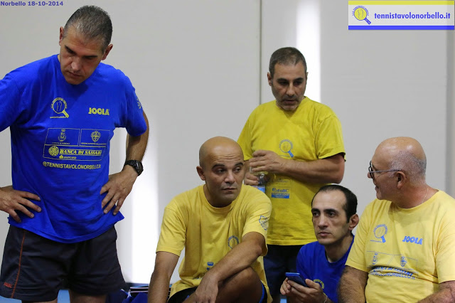 La D2 del Tennistavolo Norbello (Foto Gianluca Piu)