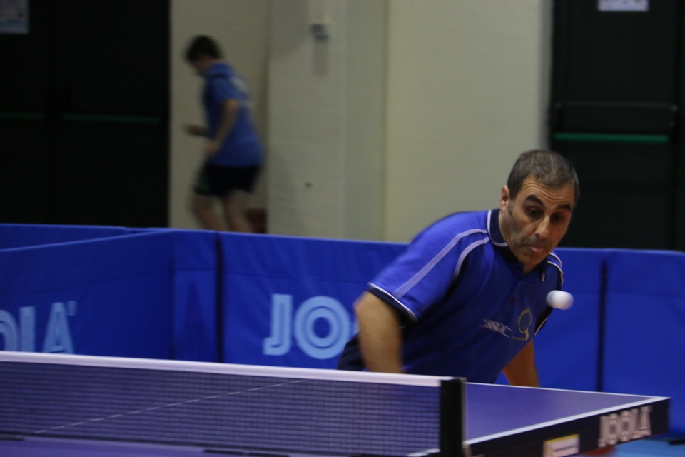 Giuseppe Mele del Tennistavolo Norbello (Foto Gianluca Piu)