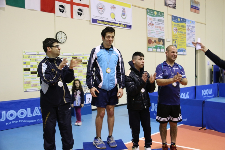 Il Podio dei Sardi Paralimpici (Foto Gianluca Piu)