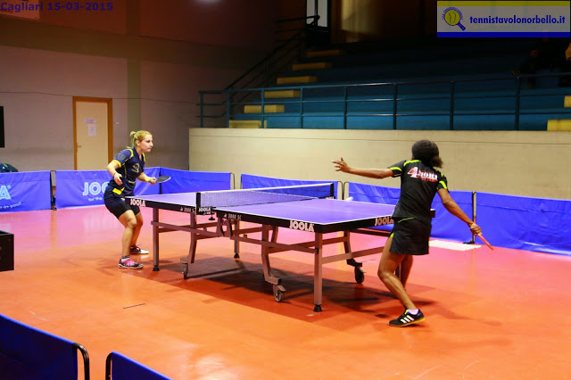 La sfida Ogundele - Papadaki (Foto Gianluca Piu)