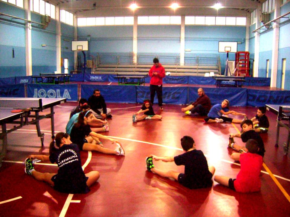 Riscaldamento durante lo stege di Muravera (Foto Flavius Ferciug)