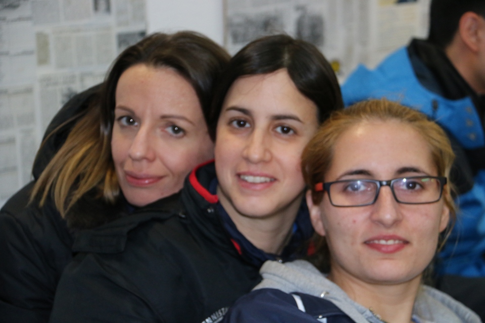 Tre norbellissime Di Meo, Conciauro e Papadaki (Foto Gianluca Piu)