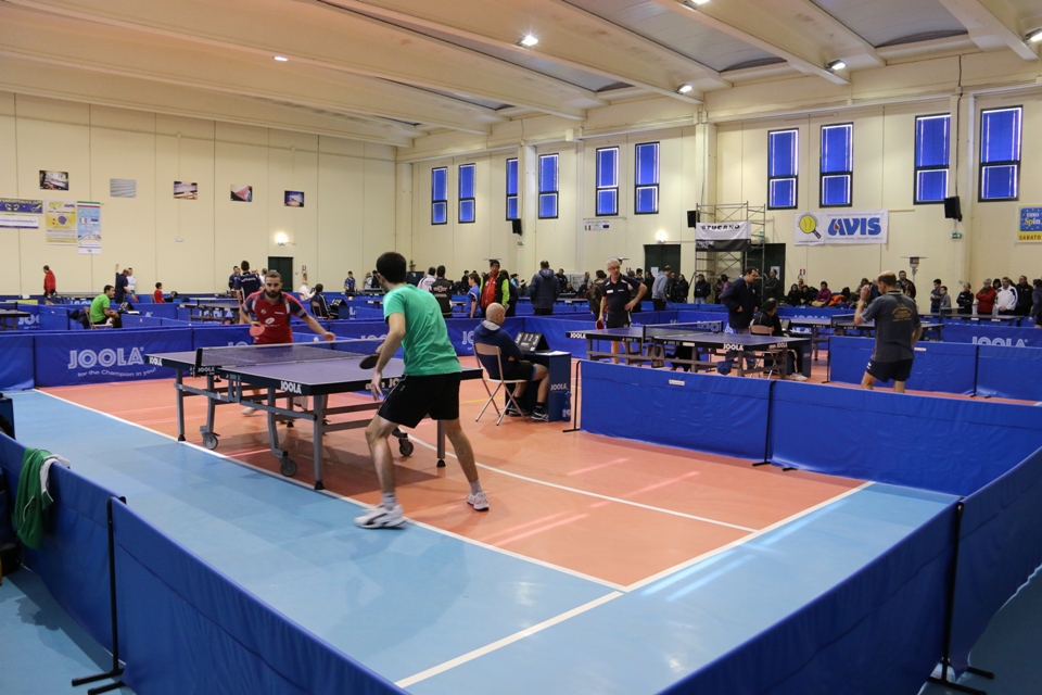 Una panoramica della Palestra durante il torneo (Foto Gianluca Piu)