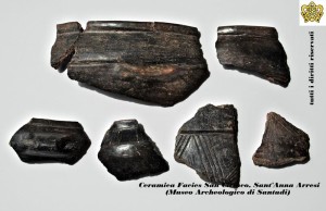 Frammenti di ceramica San Ciriaco. Foto da ab-origine.it 