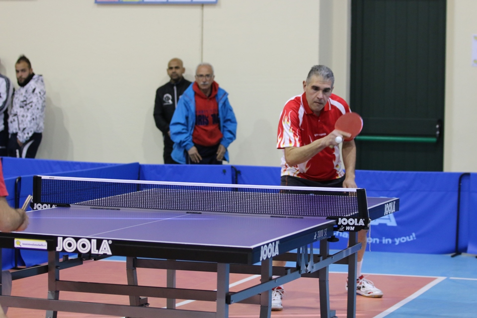 Antonello Ledda del Tennistavolo Norbello (Foto Gianluca Piu)