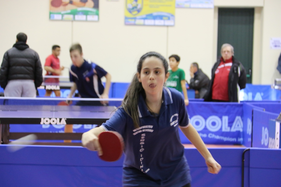 Giulia Carta della Libertas Ping Pong Monterosello Sassari (Foto Gianluca Piu)