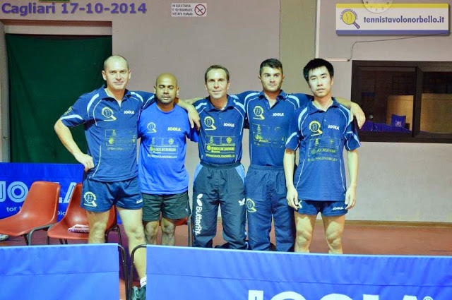 Il team del Tennistavolo Norbello terminerà la stagione con la Coppa Europea (Foto Gianluca Piu)