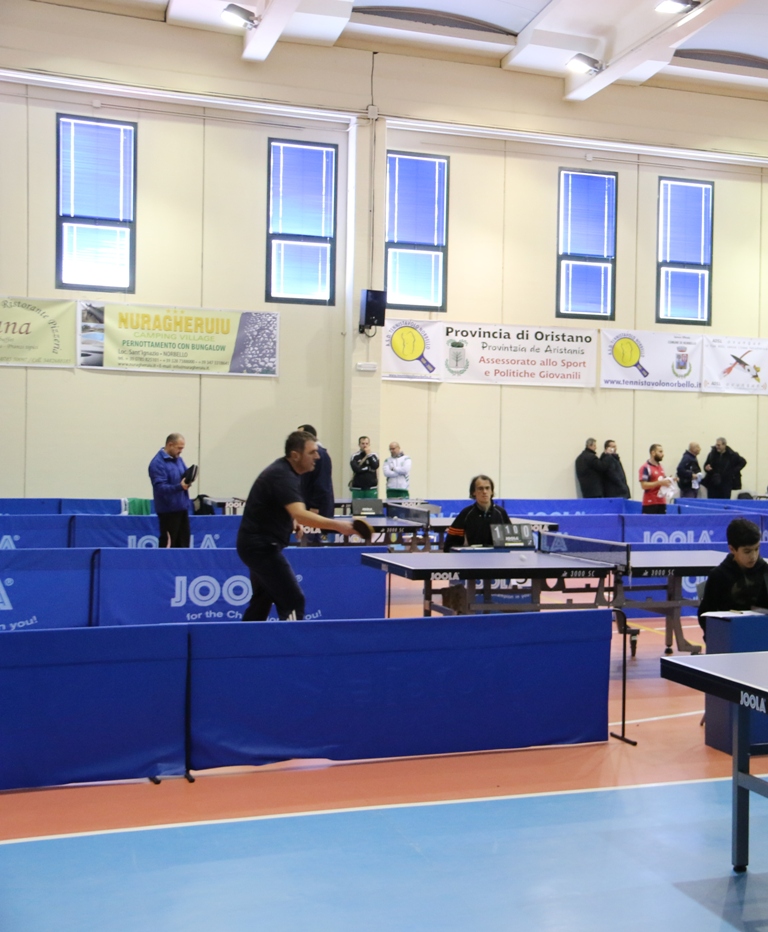 Samuel Paganotto della Libertas Ping Pong Monterosello (Foto Gianluca Piu)