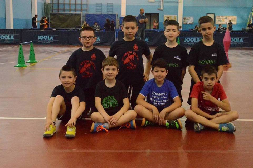 I maschietti che hanno partecipato alal fase regionale di Muravera (Foto Luciano Saiu)