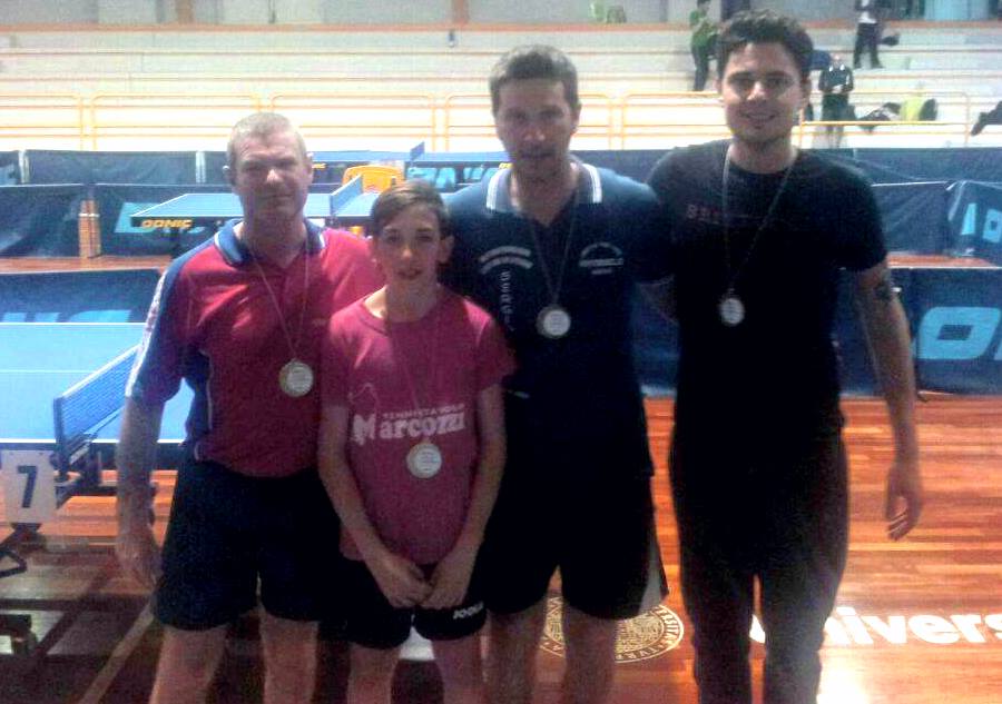 Il podio dei Quinta maschili