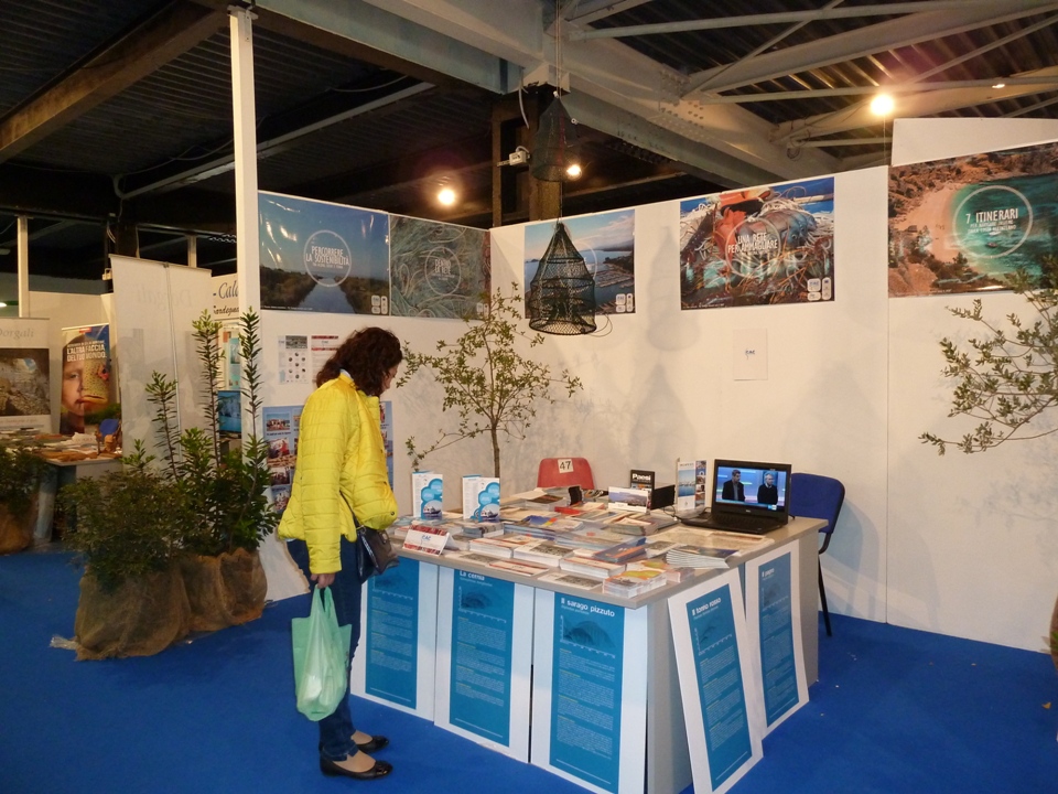 Lo stand del Gac SO nel primo giorno della Fiera Internazionale della Sardegna (Foto Gianna Saba)