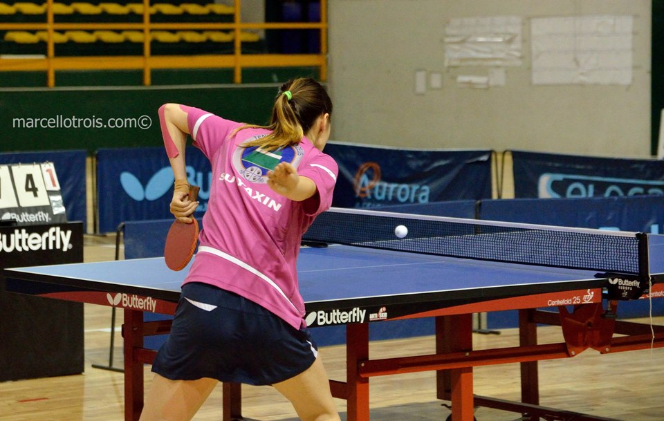 Su Yaxin di spalle (Foto Marcello Trois)