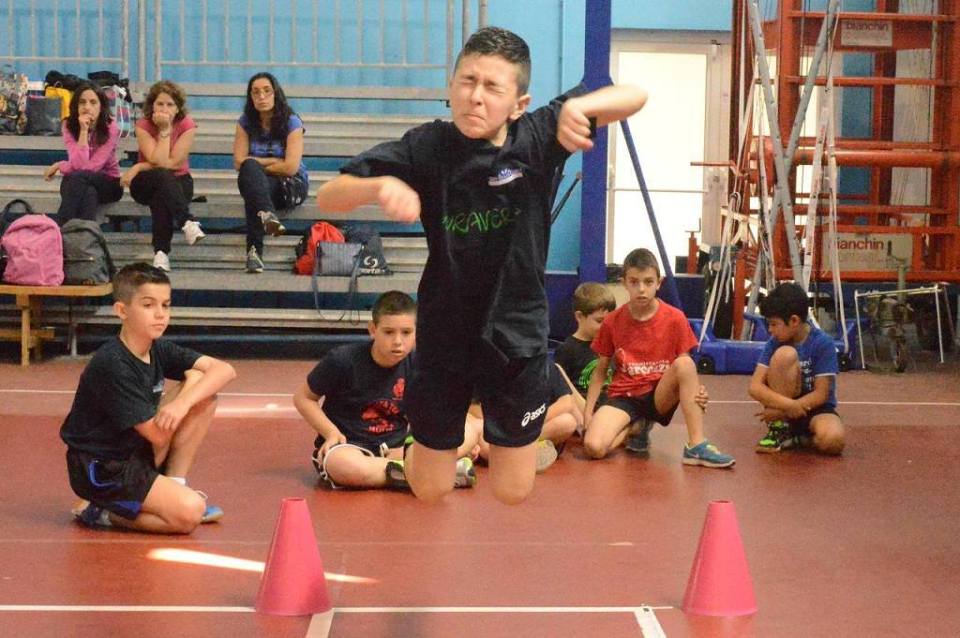 Una fase delle prove fisiche (Foto Luciano Saiu)