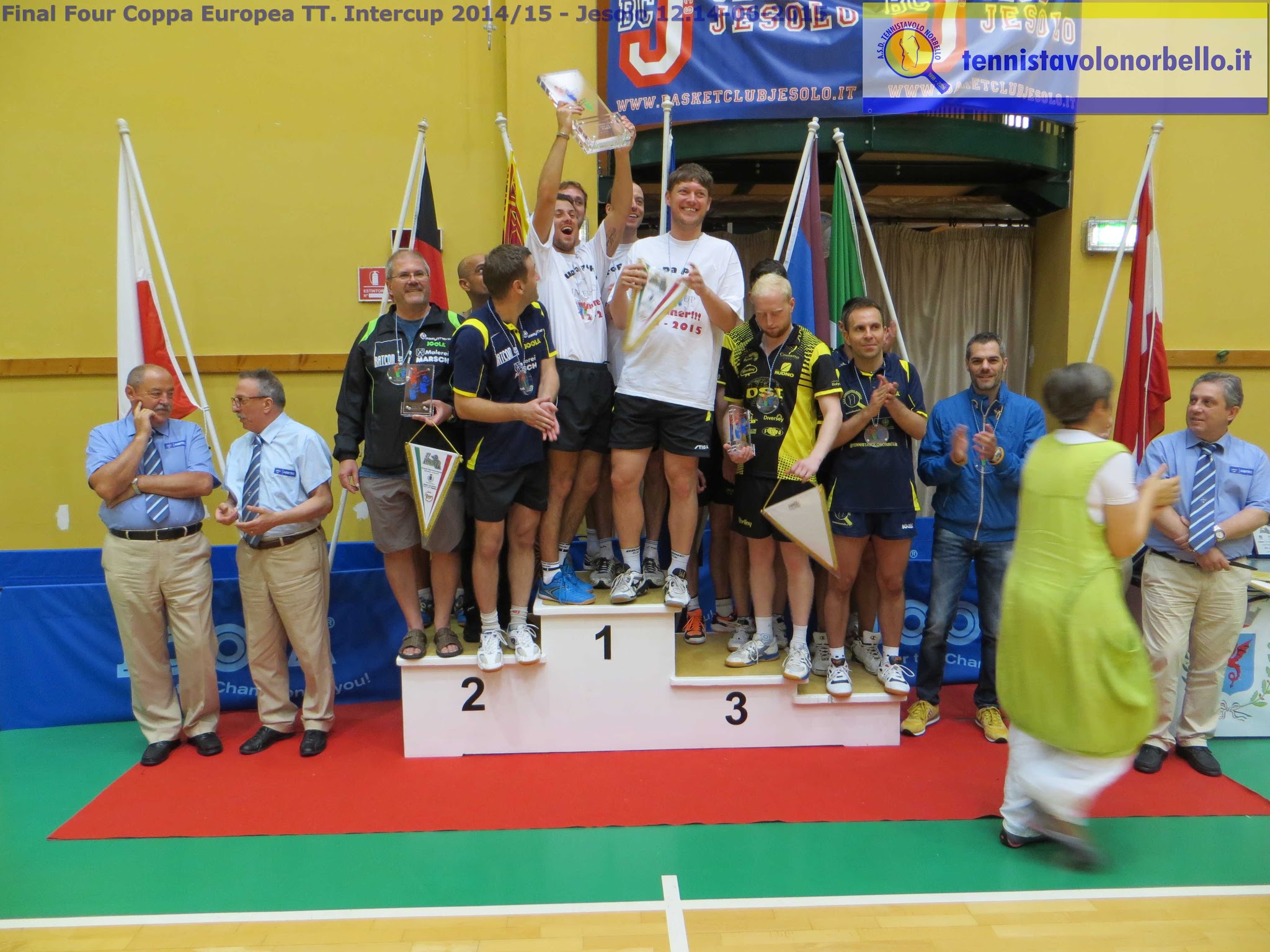 Il momento delle premiazioni