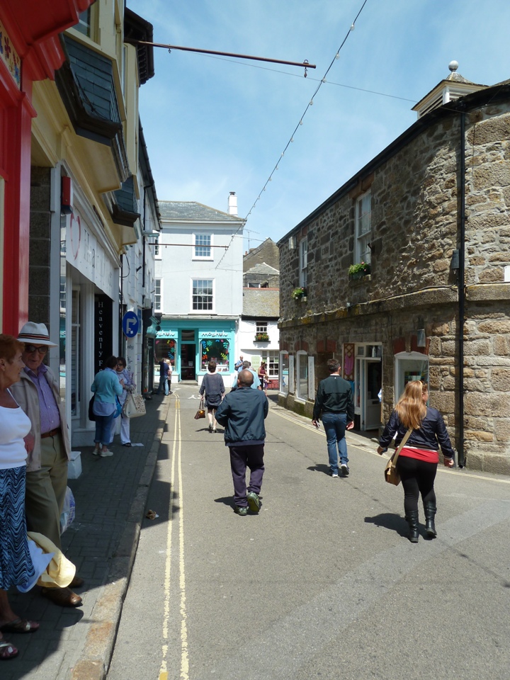 Stradine con negozi di St Ives (Foto Gianna Saba)