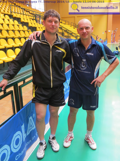 a dx Maxim Kuznetsov col suo ex compagno di squadra Bohumil Kuznetsov