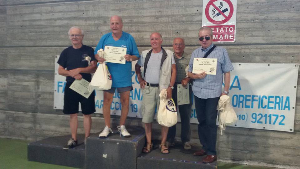 Efisio Pisano primo agli internazionali di Campoligure