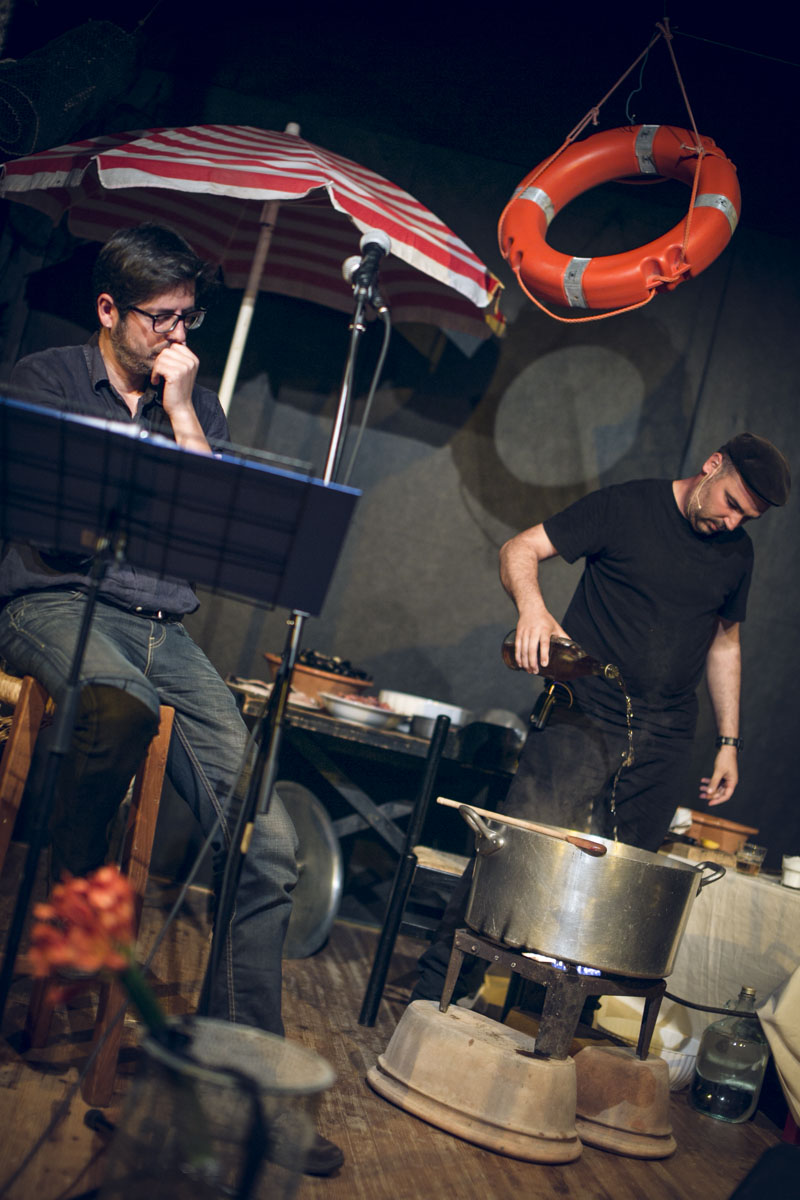 Un momento dello spettacolo