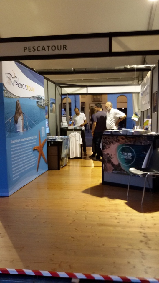 Gli stand di Gac e Pescatour