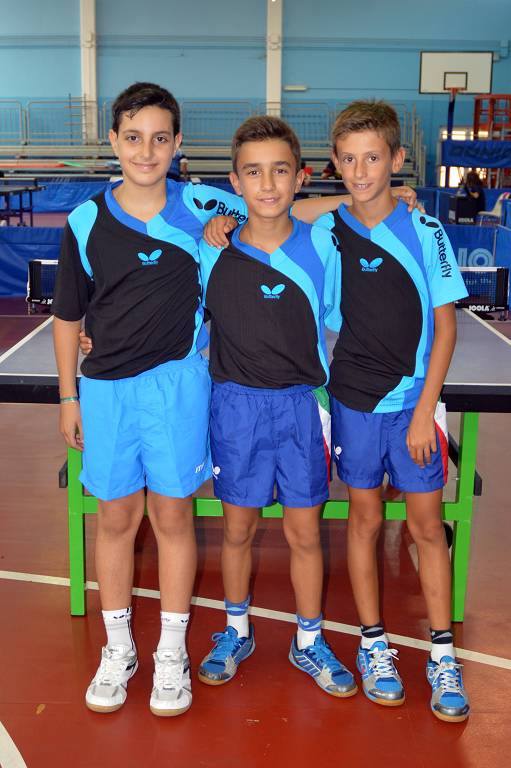 La Nazionale Mini cadet maschile (Foto Luciano Saiu)