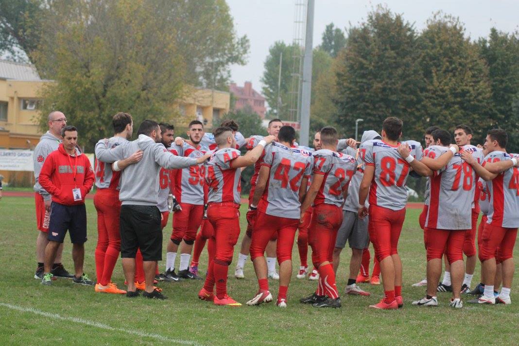 I Cru nel post gara con I Rhinos (Foto Anna Scolaro)