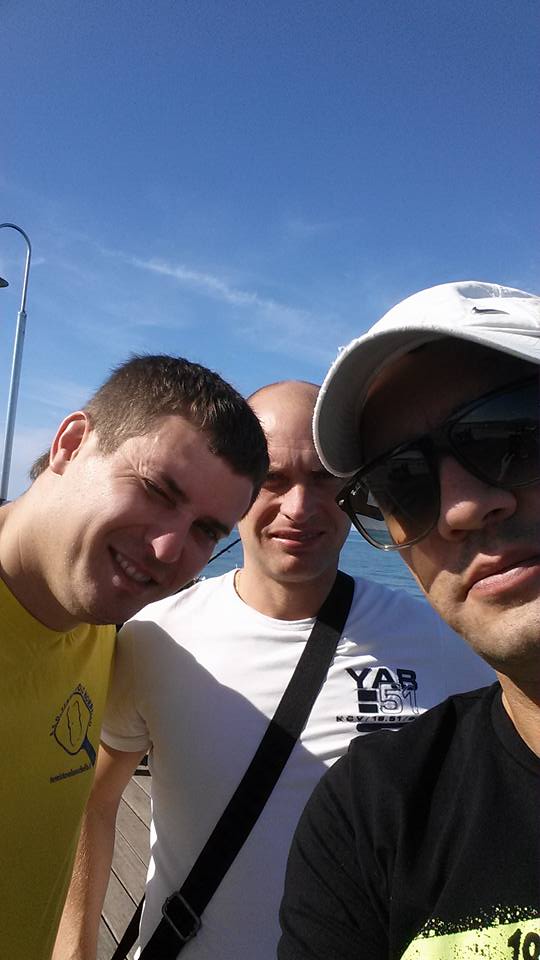 Panchenko, Kuznetsov e Mondello in pausa relax