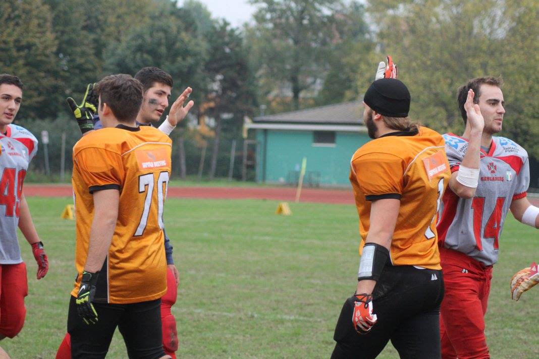 a dx il crociato Domenico Bressanello (Foto Anna Scolaro)