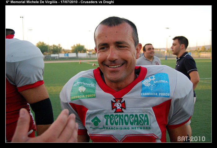 Giuseppe Ninni Marongiu durante il memorial Michele De Virgiliis del 2010 (Foto Battista Battino)