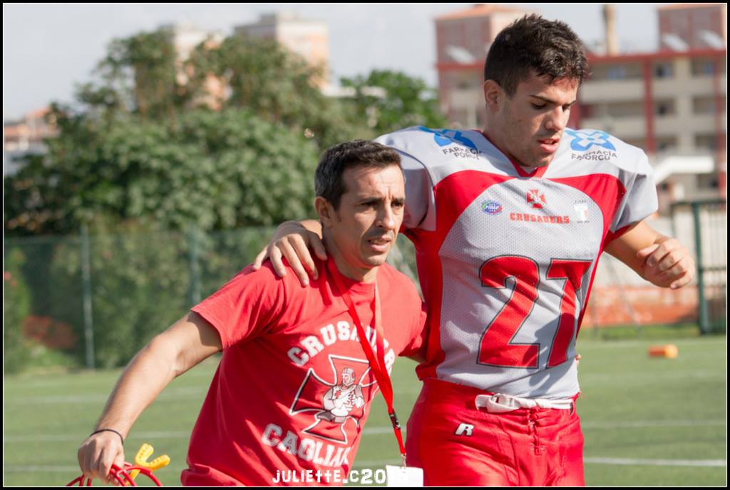 Luca Fadda si è appena infortunato (Foto Giulia Congia)