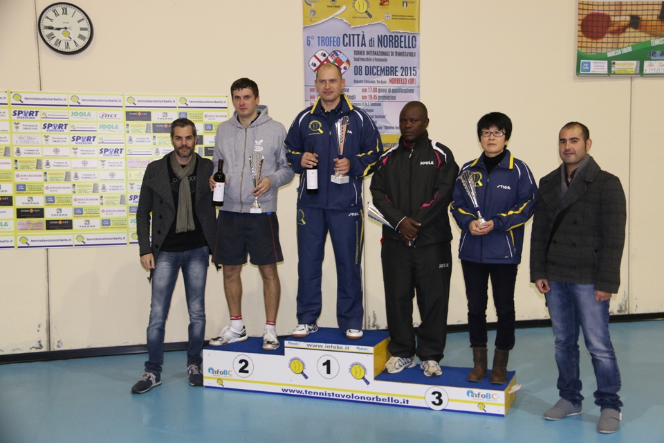 Il podio del Trofeo Internazionale (Foto Gianluca Piu)