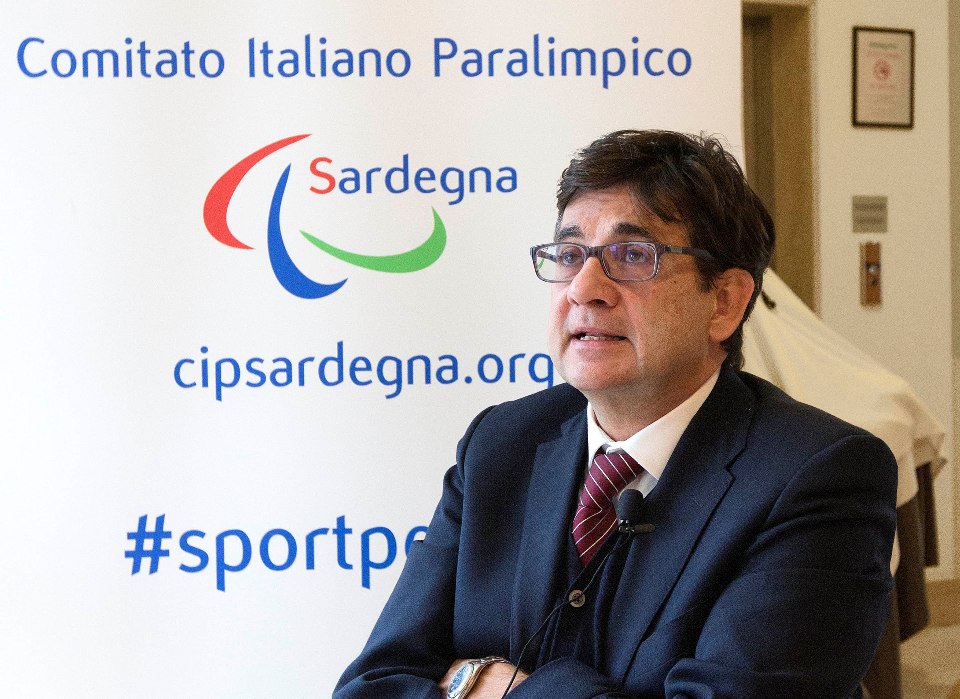 Il presidente Nazionale del Cip Luca Pancalli (Foto Elisabetta Messina)