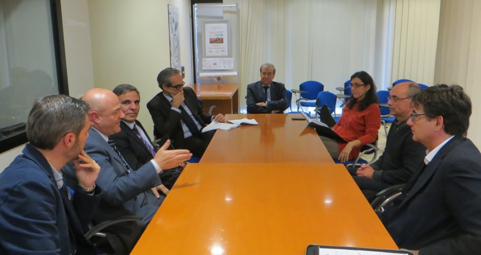 L'incontro negli uffici dell'INAIL