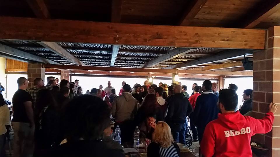 Durante la lotteria (Foto Giulia Congia)