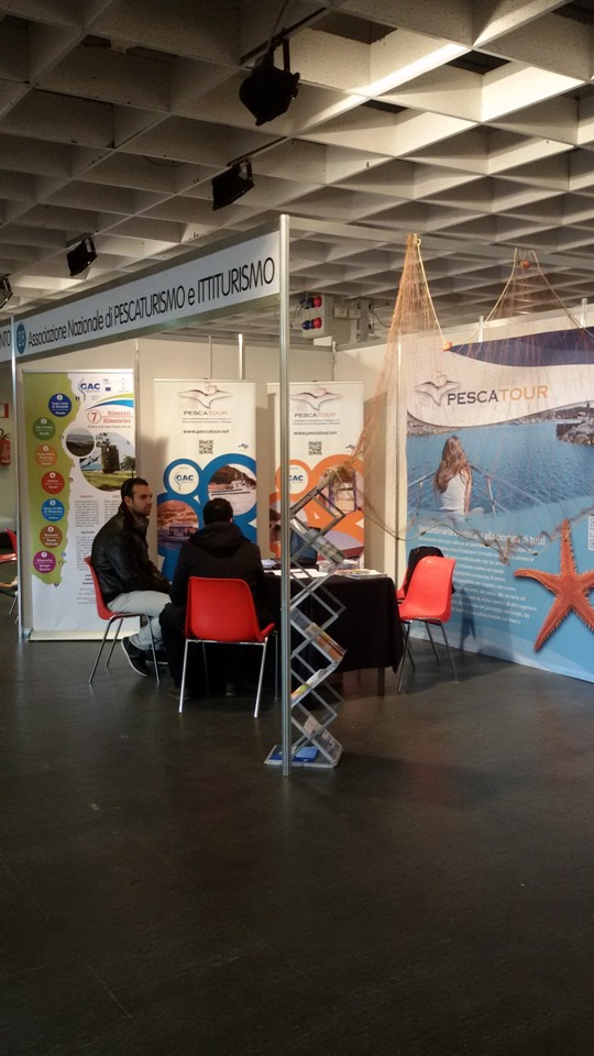 Lo stand del Gac So - Pescatour alla Fiera Internazionale di Cagliari