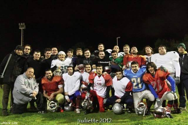 Louis J Buschi nel 2012 quando l'head coach dei Cru era e Kirk Mastromatteo (Foto Giulia Congia)