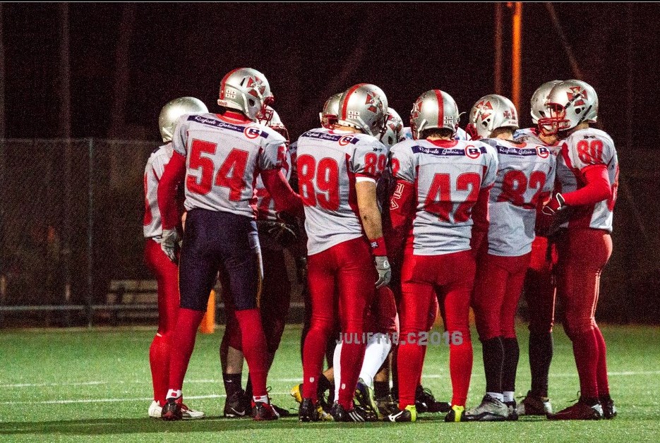 Crusaders in huddle (Foto Giulia Congia)