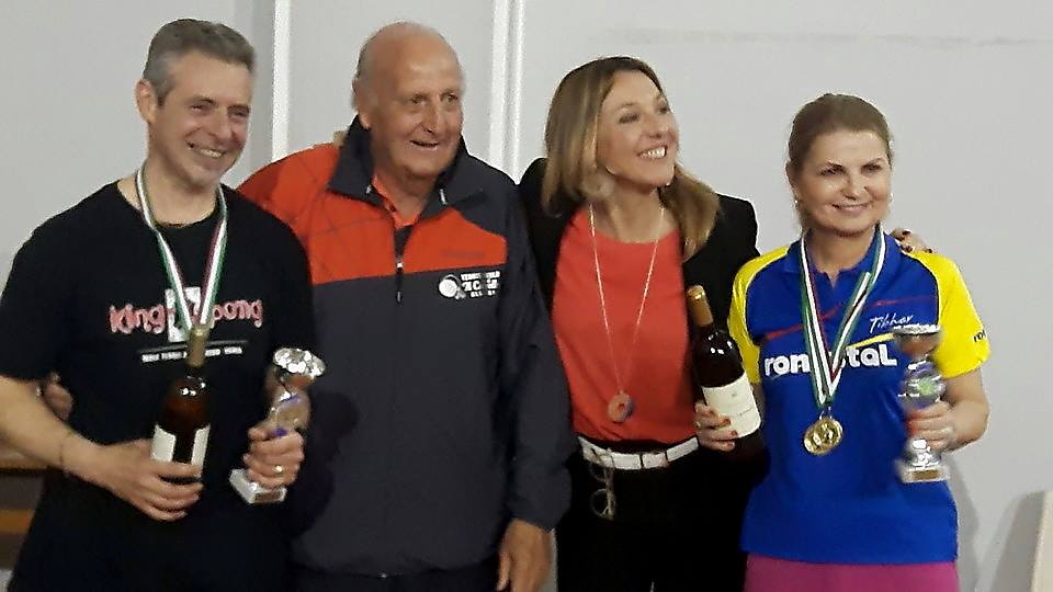 Doppio misto over 50 (vincitori De Nigris - Gaftea)