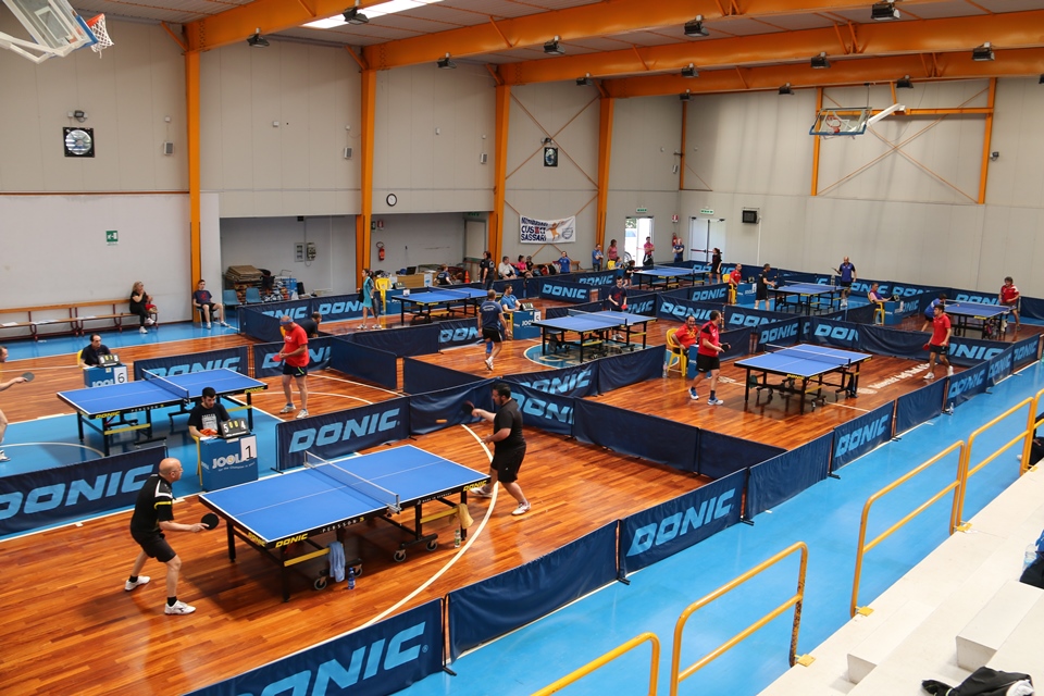 La Palestra del Cus Sassari durante i campionati regionali del 2015 (Foto Gianluca Piu)