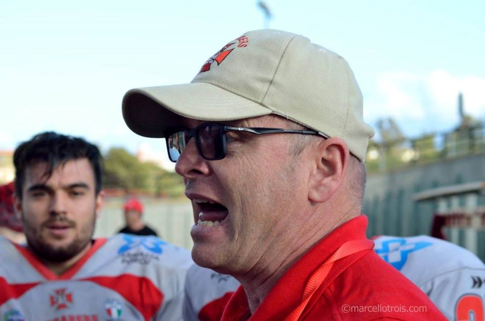L'head coach dei Crusaders Giuseppe Fiorito (Foto Marcello Trois)