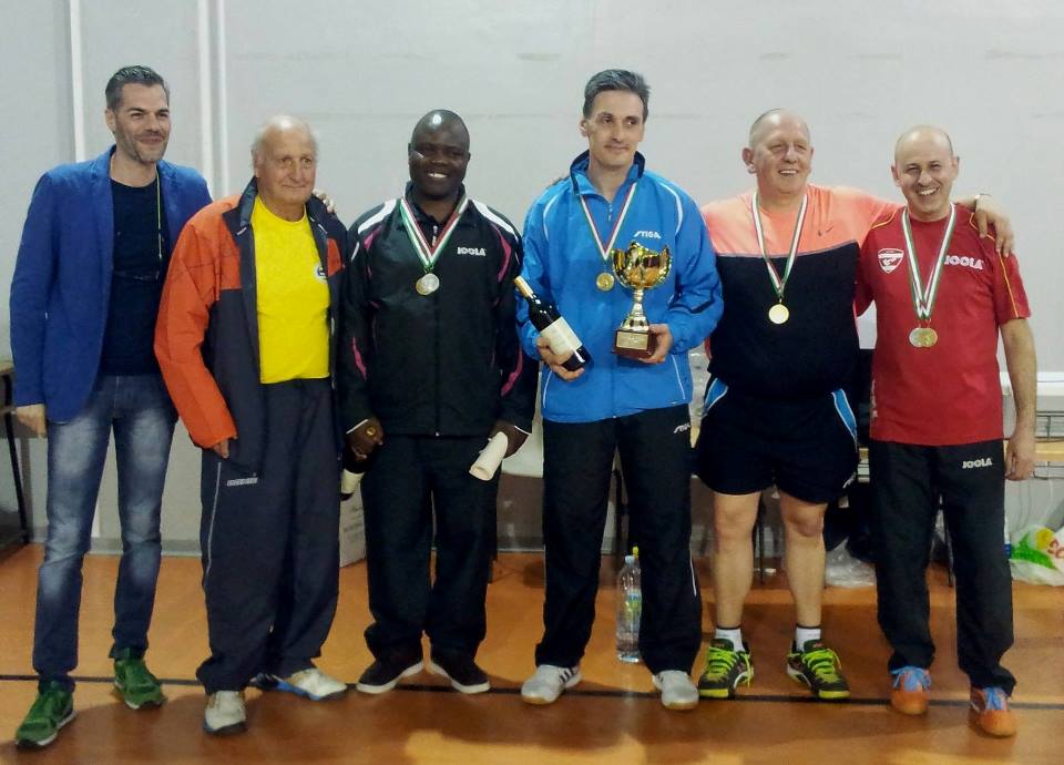 Singolo maschile over 40 1 Frederic Messina (Belgio); 2 Gbenga Kayode (Nigeria)