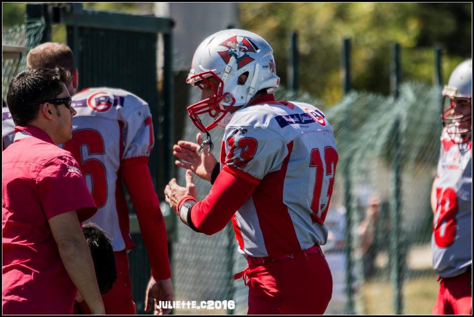 Sam Meloni discute con coach Aldo Palmas (Foto Giulia Congia)