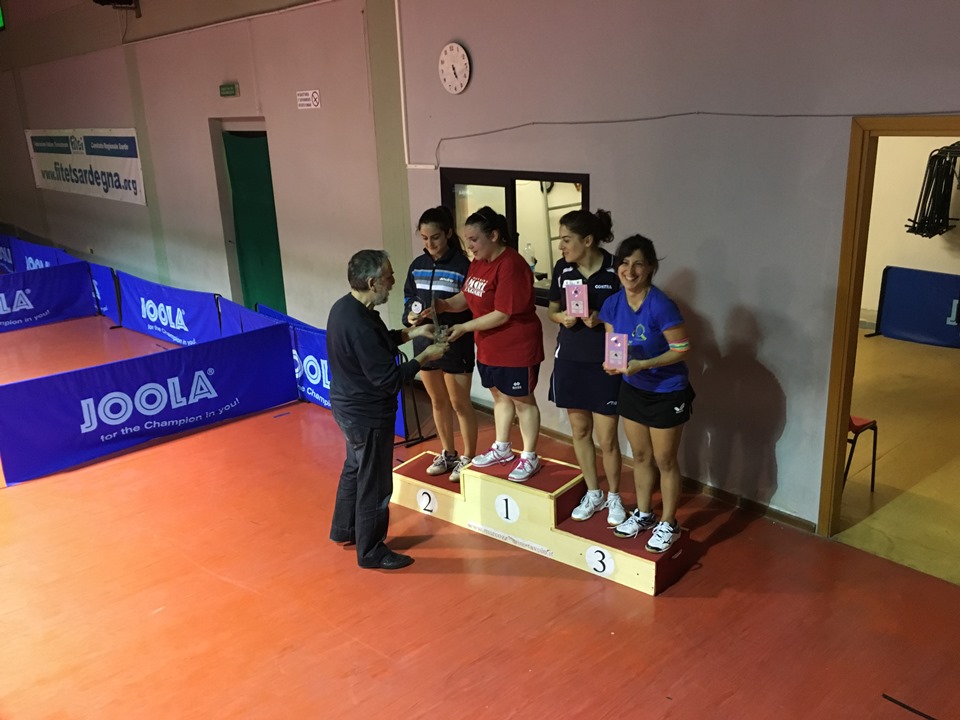 Il podio del Torneo Femminile