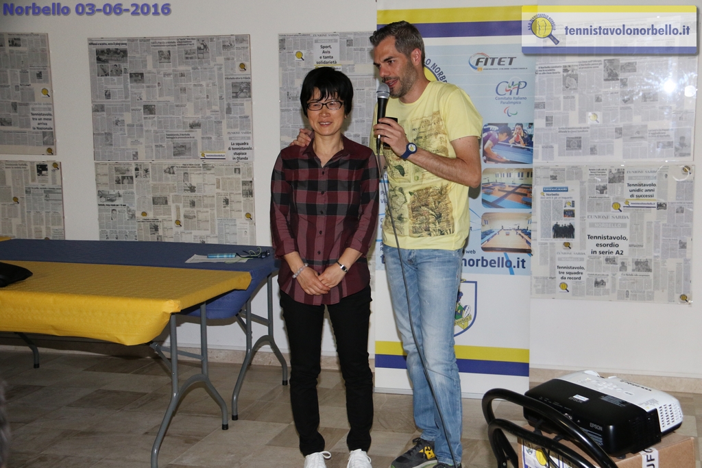 Il presidente Simone Carrucciu conversa con Wei Jian (Foto Gianluca Piu)