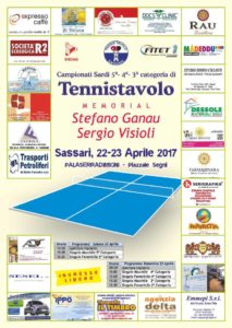 Cronache Pongistiche Sardegna del 19 aprile 2017 Fitet Sardegna