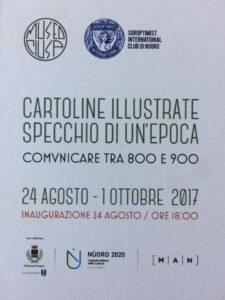 Nuoro 24 agosto- 1 ottobre 2017: Cartoline illustrate specchio di un’epoca Arte & Cultura