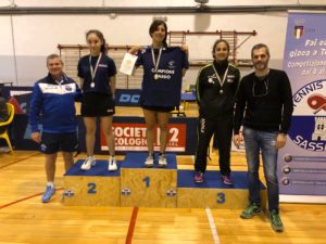 Tennistavolo Norbello: Maxim Kuznetsov, Ana Brzan e Eleonora Trudu splendidi ai regionali di Sassari Asd Tennistavolo Norbello