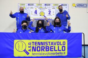 Tennistavolo Norbello: euforia per la duplice vittoria Asd Tennistavolo Norbello